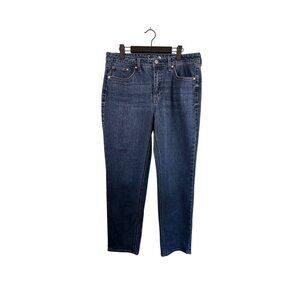 Seven7 Womens Medium Wash Denim Jeans Size 10 Straight Leg Mid-Rise